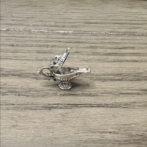 Dainty Sterling Genie Lamp Charm